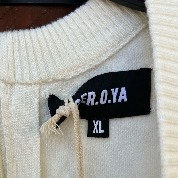 SER.O.YA Serenade Knit Maxi Dress in Eggshell XL NWT - Picture 8 of 9